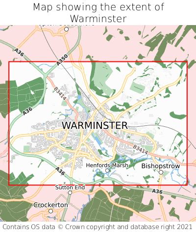 Where is Warminster? Warminster on a map