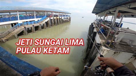 Pertama Kali Mancing Sini Jeti Sungai Lima Pulau Ketam Vlog79