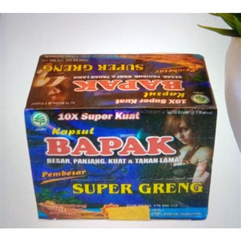 Jual Kapsul BAPAK SUPER GRENG Kapsul Kuat Tahan Lama ORIGINAL