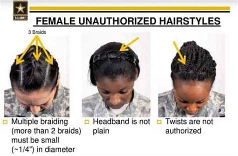 Army Regulation 670 1 Military Hairstyles For Women