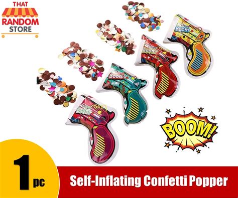 Self Inflating Confetti Popper Gun Shopee Malaysia