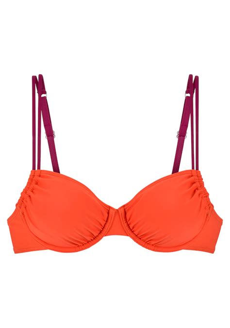 S Oliver B Gel Bikini Top Yella Mit Kontrastfarbenen Details Baur