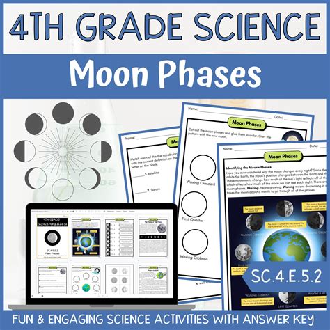 Phases Of The Moon Worksheet