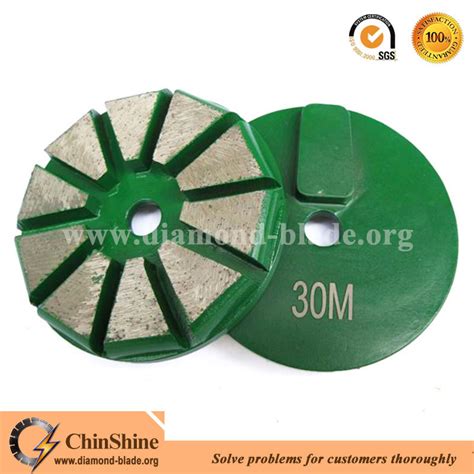 10 Segments Redi Lock Diamond Grinding Disc For Concrete Floor China