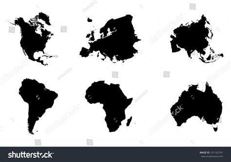 22 World Map Continents Silhouette Ideas World Map Blank Printable