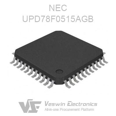 UPD78F0515AGB NEC Processors Microcontrollers Veswin Electronics