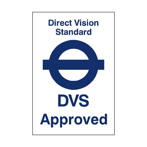 Direct Vision Standard Logo Sticker Safety Uk