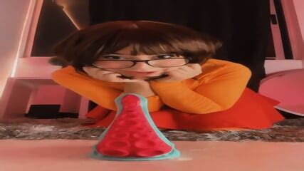 Velma Cosplay Dildo Ride