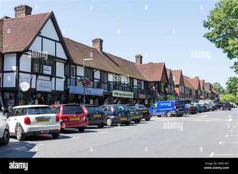 Station Approach Virginia Water Surrey England United Kingdom Stock