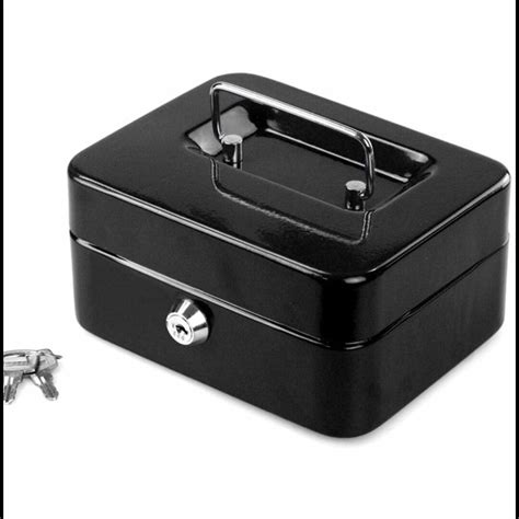 kotak brankas petty cash simpan uang besi logam kunci lazada indonesia