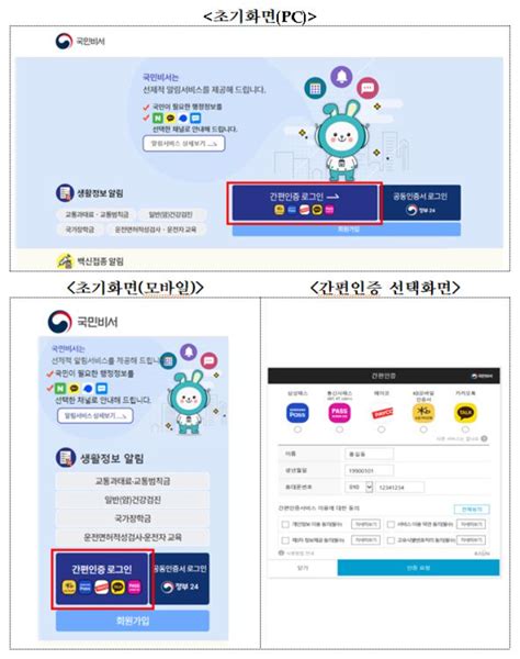 카카오·pass 등 간편인증 활용 공공웹사이트 확대 노컷뉴스