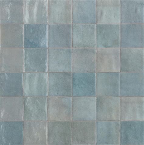 Carrelage Effet Zellige Bleu Cielo Lux De Marazzi 10x10 Cm M5P5 Home