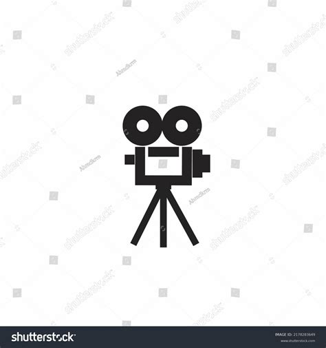 Old School Movie Projector Drawn Simple Stock Vector (Royalty Free ...