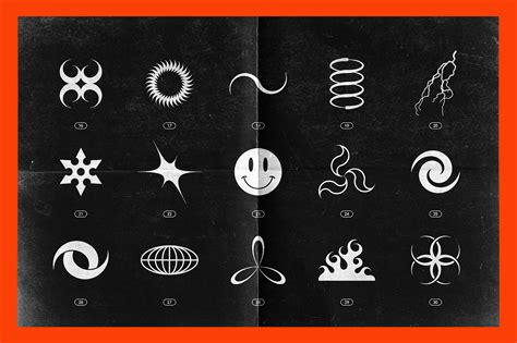 Chrome Vector Abstract Shapes Bundle On Behance