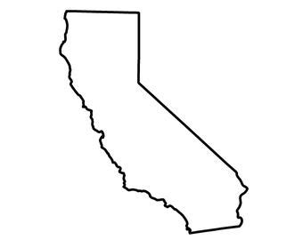 California State Outline Vector at Vectorified.com | Collection of ...