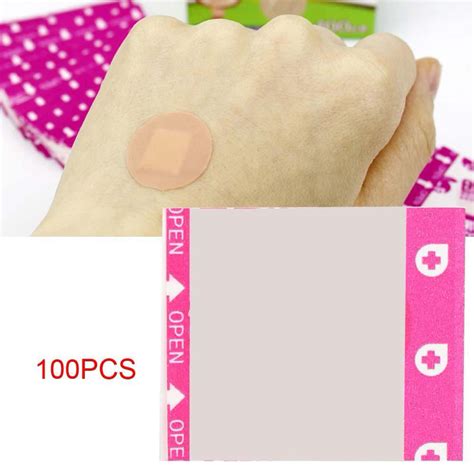 Ylshrf Wound Dressing Patch100pcs Waterproof Mini Round Breathable