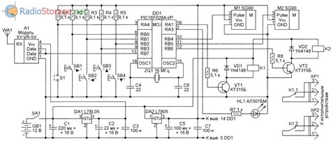 Радиоуправляемое поворотное устройство для видеокамеры (PIC18F628A ...