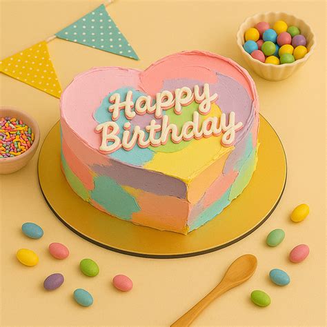 heart shaped birthday cake 3