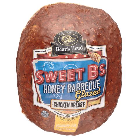 Boar's Head Chicken Breast, Honey Barbeque Glazed, Boneless, Skinless