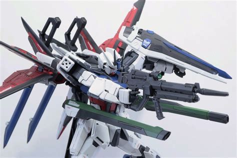 GUNDAM GUY MG 1 100 Strike Rouge Ootori Painted Build Gundam Custom