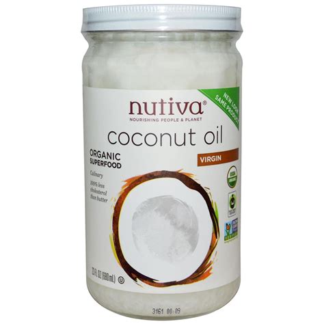 Nutiva Organic Virgin Coconut Oil 23 Fl Oz Pure Cold Pressed And Non Gmo
