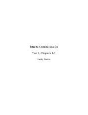 Crj Test Review Pdf Intro To Criminal Justice Test Chapters