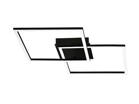 Eglo Palmaves 1 Led Plafondlamp 28w Zwart Hubo