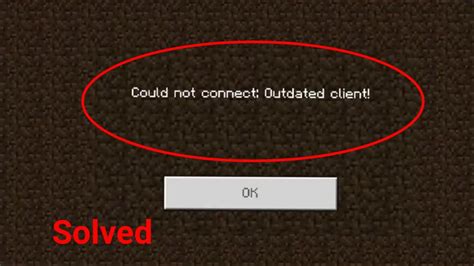 Minecraft Fix Could Not Connect Outdated Client Problem Picked 119