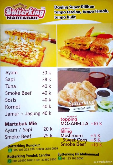 Selalu Diperbarui Menu Butter King Rungkut Surabaya