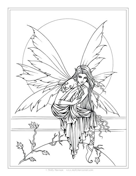 Fantasy Art Coloring Pages At GetColorings Free Printable