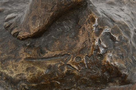 Lot Bronze Sculpture Of A Standing Nude Woman Signed Romo