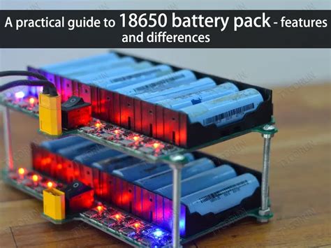 A practical guide to the 18650 battery pack - features and differences - TYCORUN