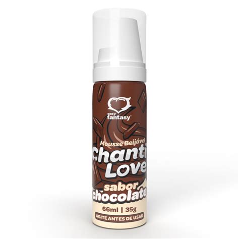 Chanti Love Mousse Corporal Beijável 66ml 25g Sexy Fantasy Chocolate Sex Shop Loja Fetiches
