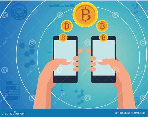 Telefone Celular Da Terra Arrendada Da M O Cryptocurrency