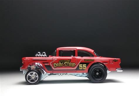 Chevy Bel Air Gasser Hot Wheels Custom Real Rubber Tires Etsy