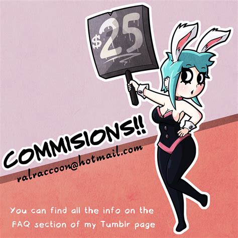Commisions Open By RalRaccoon Hentai Foundry