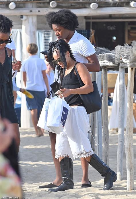 Tessa Thompson Flaunts Her Incredible Figure In A Tiny Black String Bikini While Going For