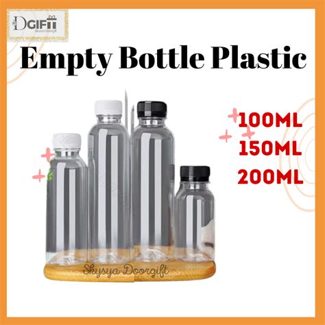 botol kosong ml ml clear bottle transparent botol empty water