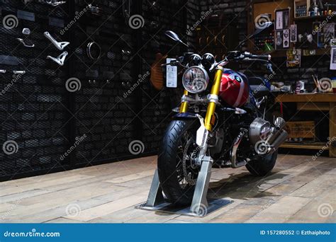 Bangkok Thailand August Bmw R Nine T Option Naked Roaster Bike Modified