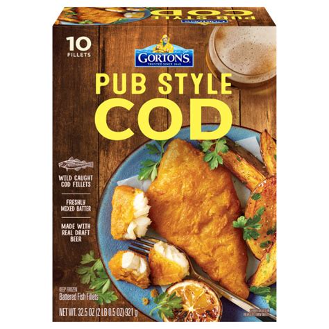 Pub Style Cod Gorton S Seafood