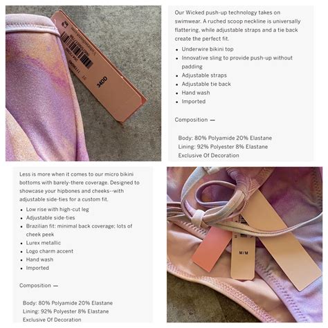 Victorias Secret Brazilian Bikini Set Tie Dye NEW Depop