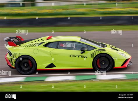 Lamborghini Huracan Sto Supercar At Goodwood Stock Photo Alamy