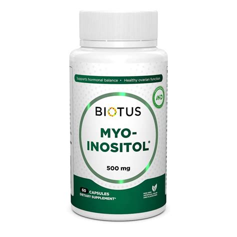 Міо-інозитол, 60 капсул Myo-Inositol, Biotus купити недорого за ...