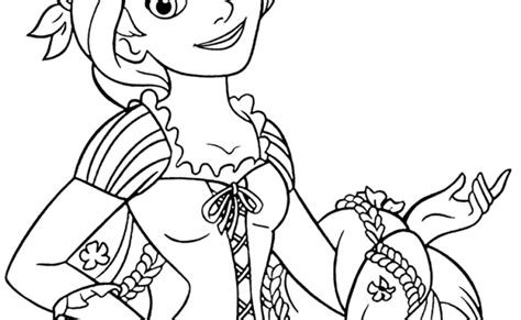 Rapunzel Coloring Pages Disneys Tangled Coloring Pages Disneyclips