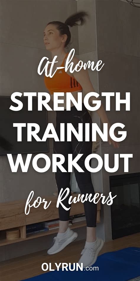 At Home Strength Training Workout For Runners Video Guide Strength Workout Home Strength