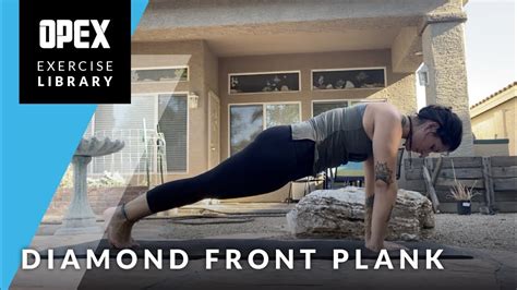 Diamond Front Plank OPEX Exercise Library YouTube