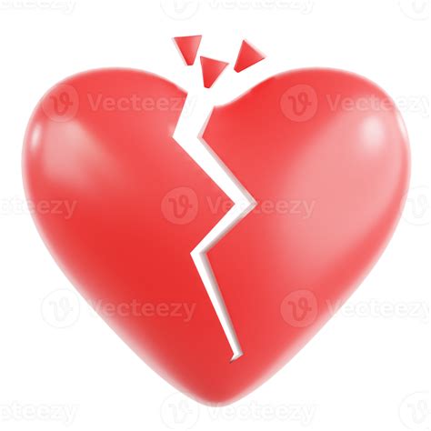 3d Heartbreak Illustration 54300194 Png