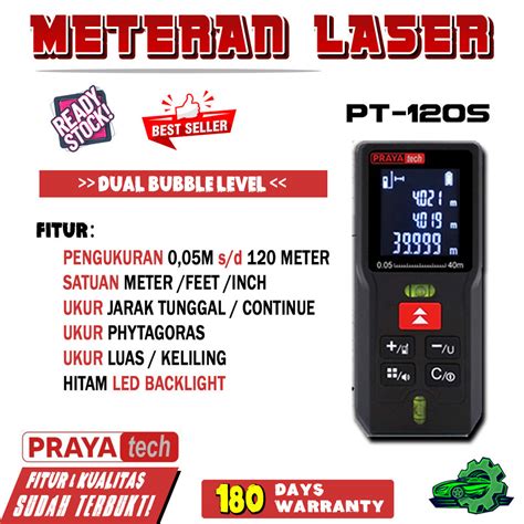 Jual Meteran Laser Digital Laser Distance Meter Alat Ukur Digital