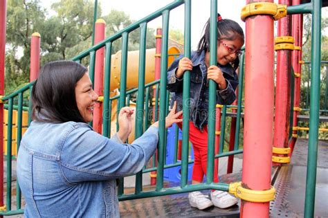 Divorced Single Mom And 4 Year Old Brunette Latina Daughter Spend Quality Time Without