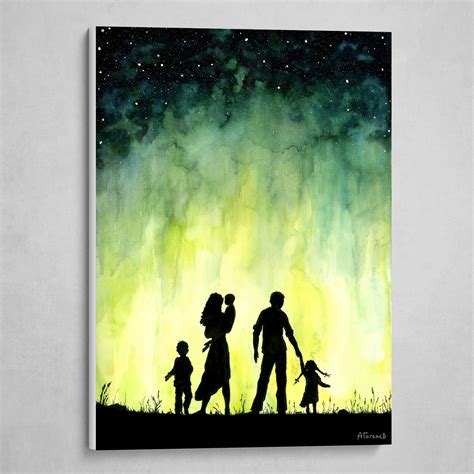 Alex Gogoliev - Family Art, Parents Wall Art, Mother Gift, Family Wall ...